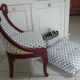 Children's armchair and pouf
