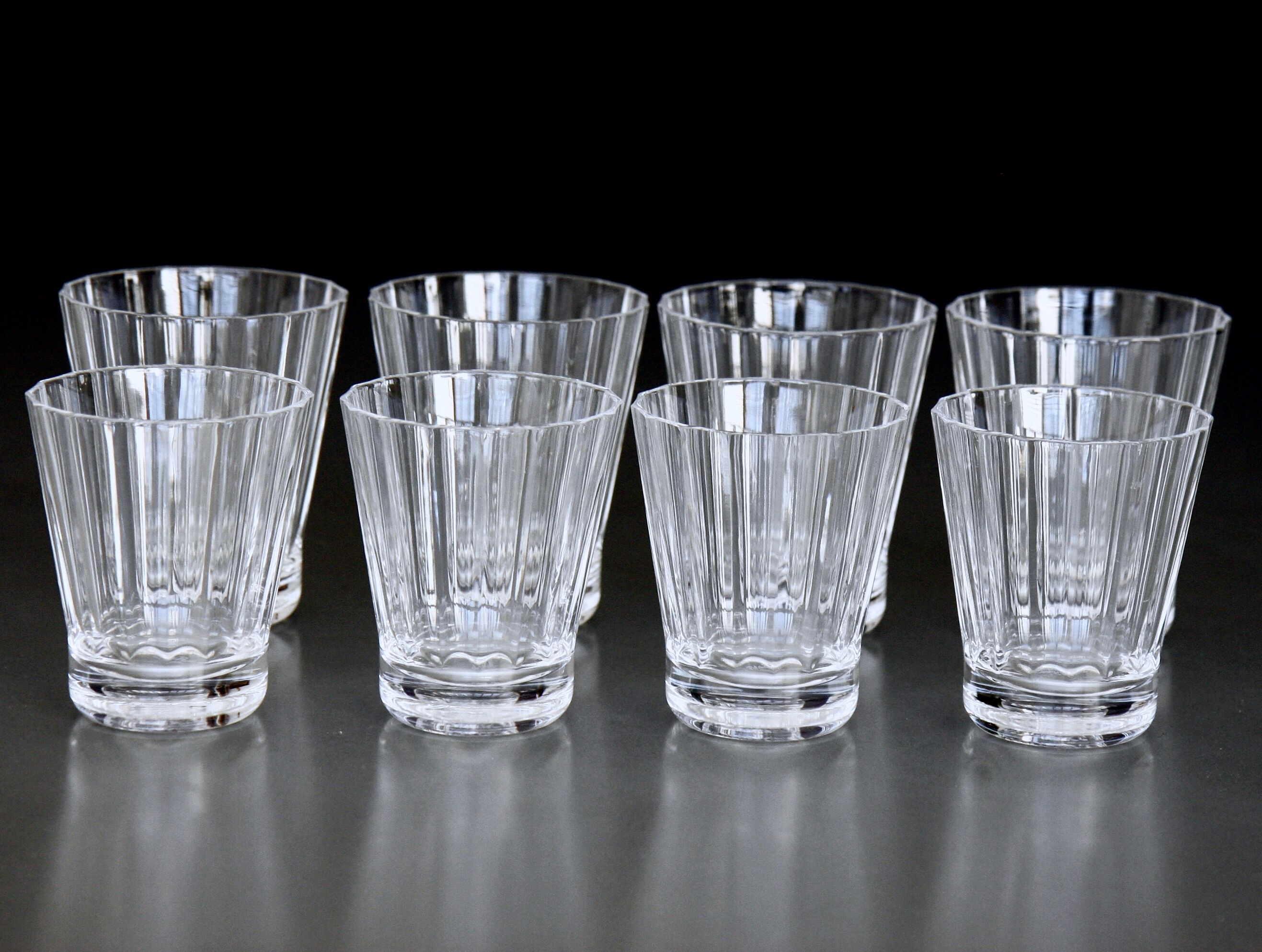 Eight glasses Paloma Picasso, Crystal Villeroy and Boch