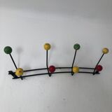 8 hanger hooks balls vintage 1960