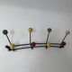8 hanger hooks balls vintage 1960