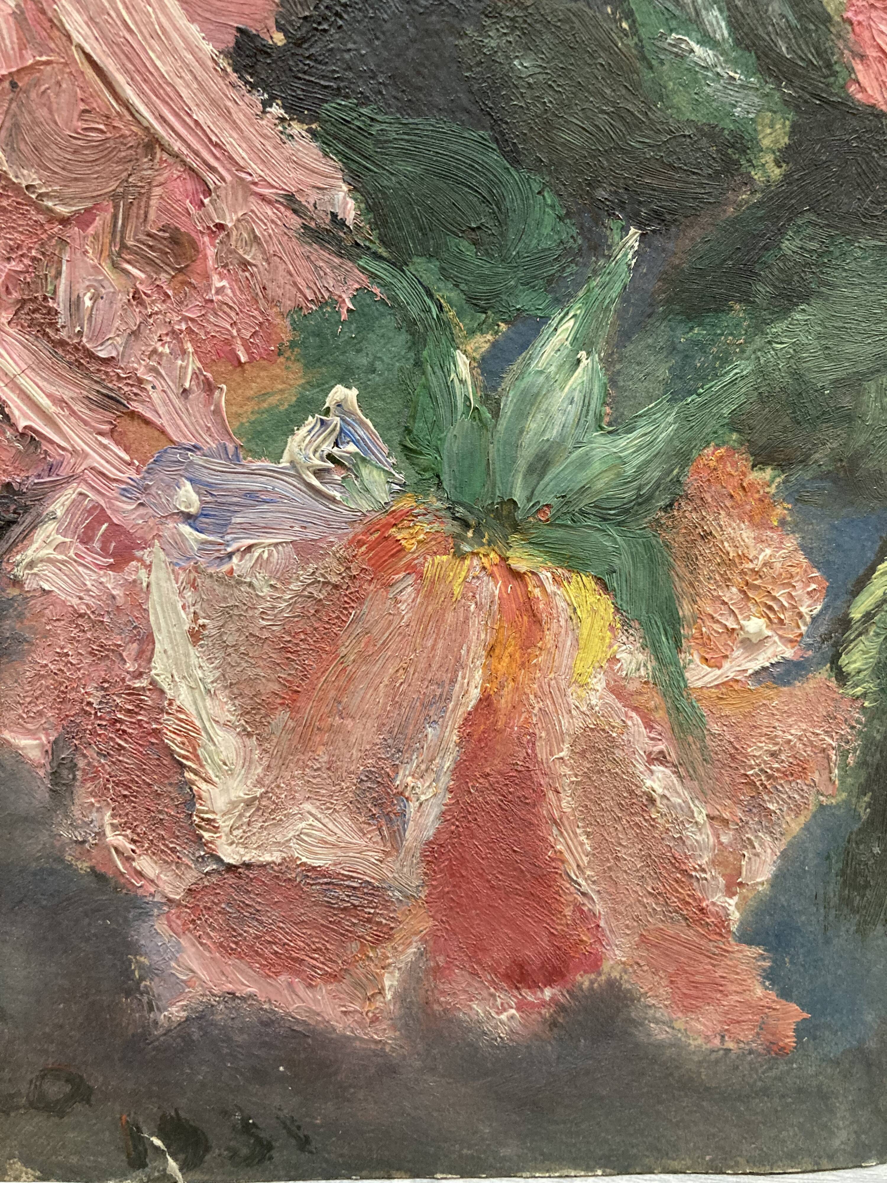 Vintage rose painting