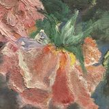 Vintage rose painting