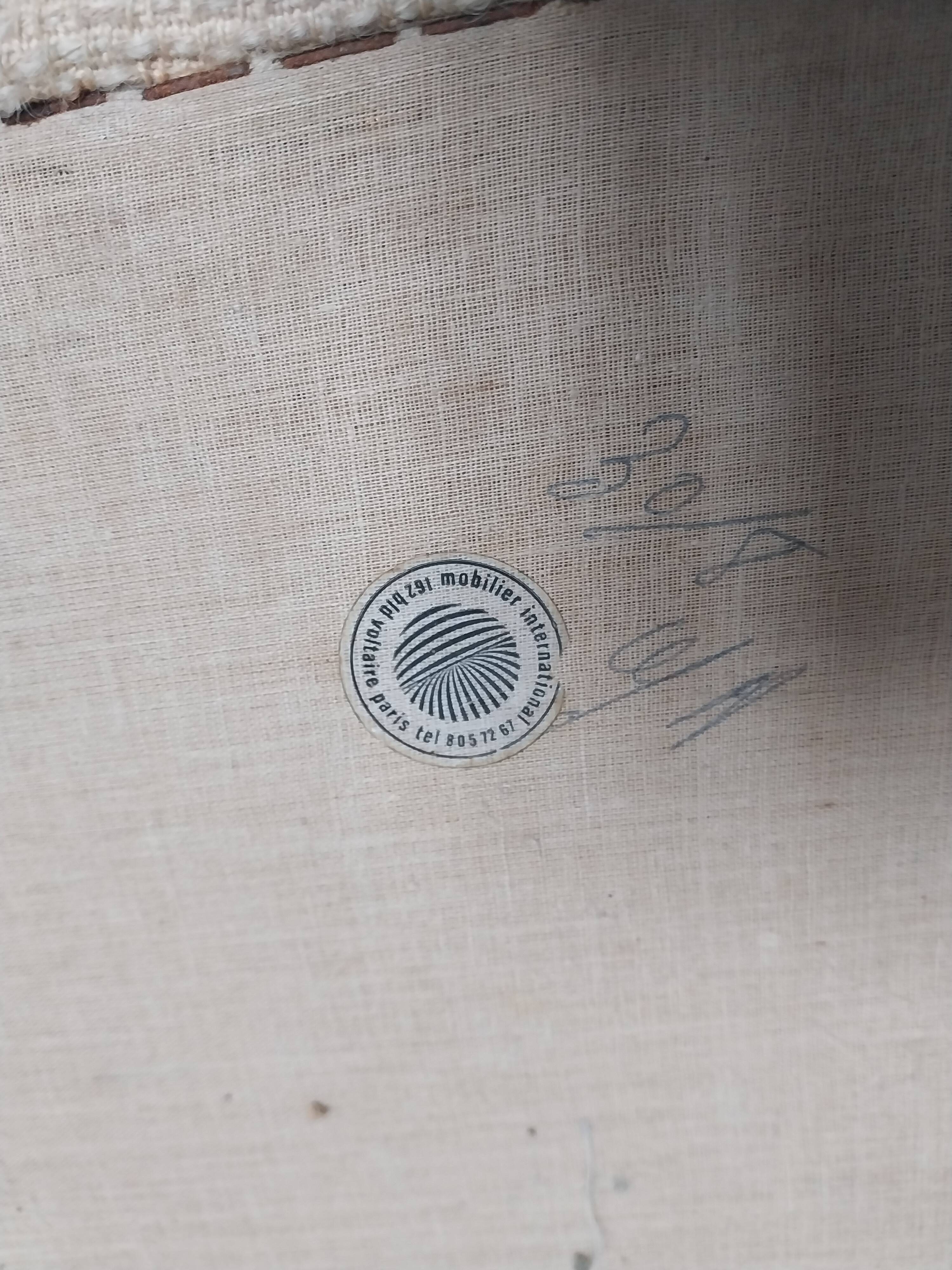 Pair of Novemila armchairs Tito Agnoli for international furniture 70s