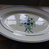 Oval serving dish from the Badonviller factory, Francine model 200870