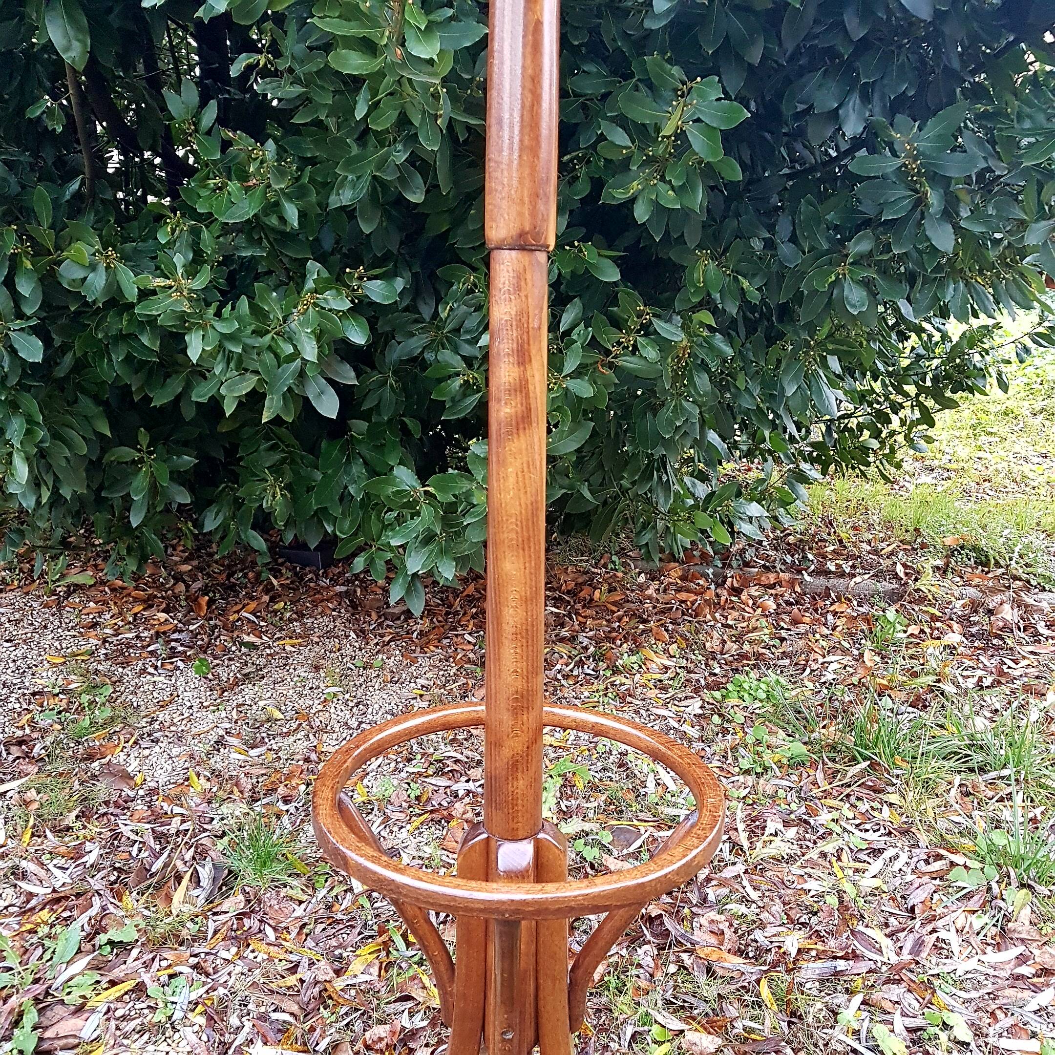 Parrot Baumann 50s door coat vintage wood curved