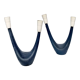 Mid-Century Atomic Era U-Shaped Table Lamps, 1950s, Set of 2