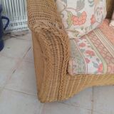 Rattan bench