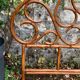 Vintage 1970s bamboo rattan headboard L166