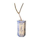 Soliflore en porcelaine bleu et blanc