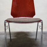 Set of 4 Hiller chairs, Germany, 1970s