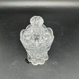 Sugar bowl in worked glass – 1224d6