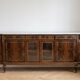 Buffet ancien avec marbre blanc