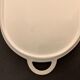 Porcelain vitro plate, Acapulco model by Villeroy and Boch, 34 x 16 cm