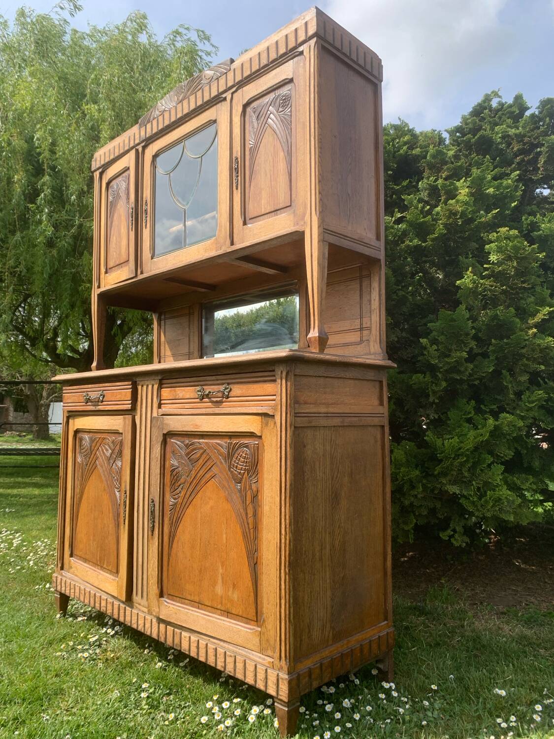 Art Deco Oak Sideboard