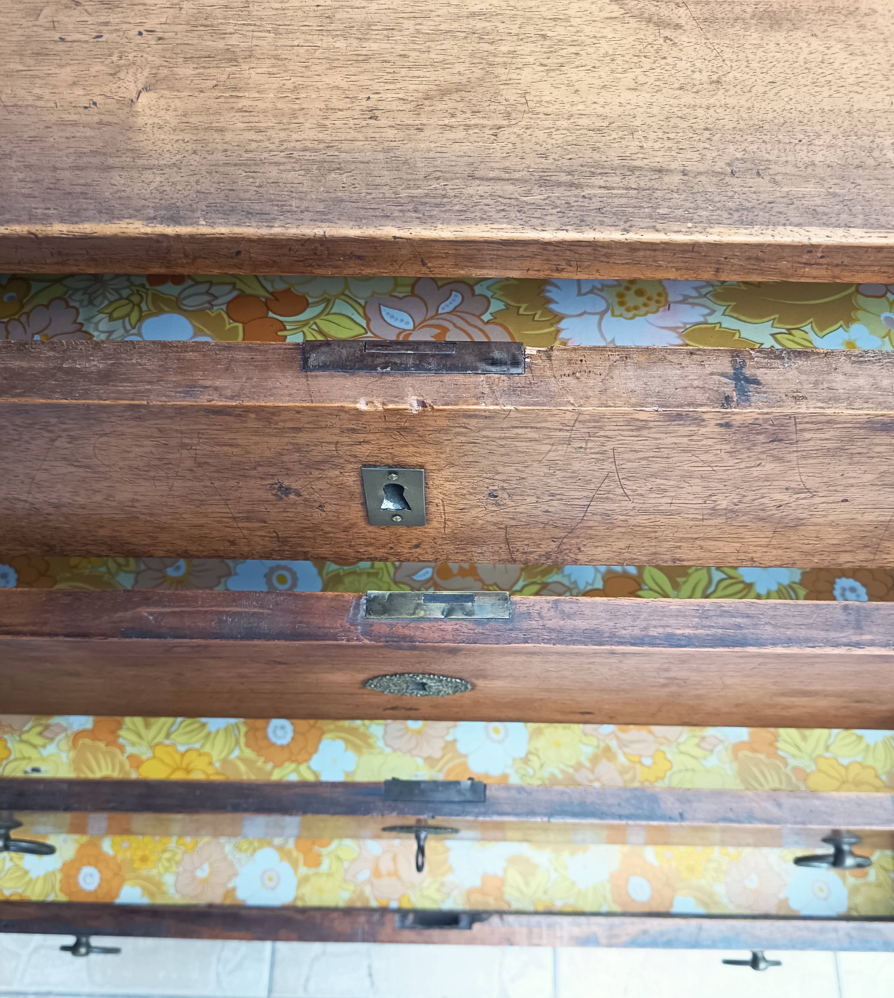 Empire period walnut commode