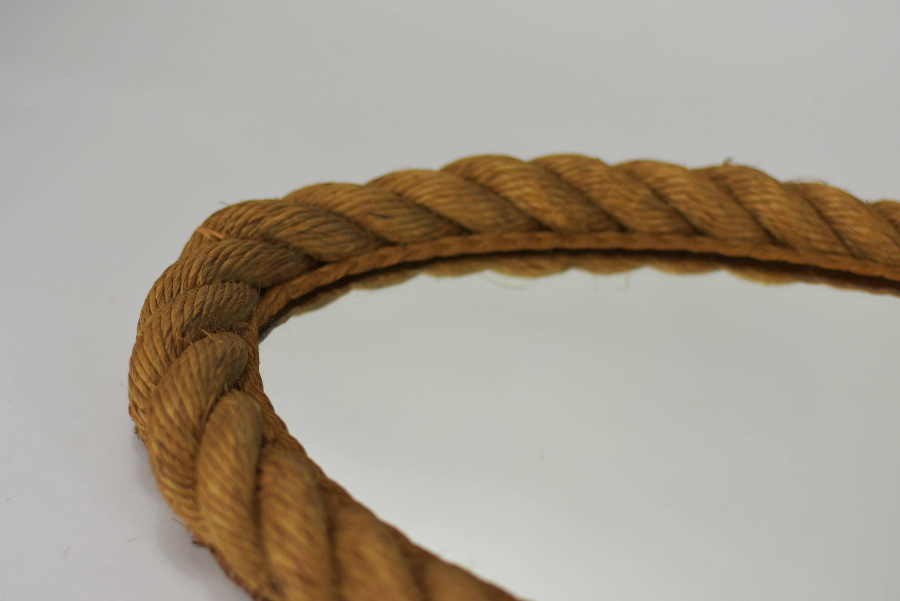 Audoux et Minet oval rope mirror