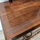Exclusive 1940s Art Decò sideboard in walnut burl with mirror