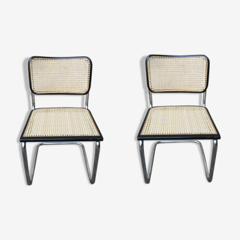 Paire de chaises Cesca B32 de Marcel Breuer