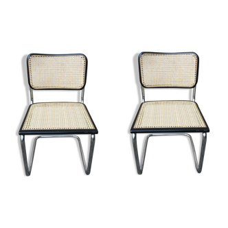 Paire de chaises Cesca B32 de Marcel Breuer