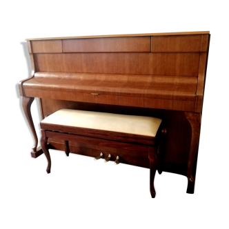 Piano Schimmel àlampe 1968 Braunschweig avec banquette