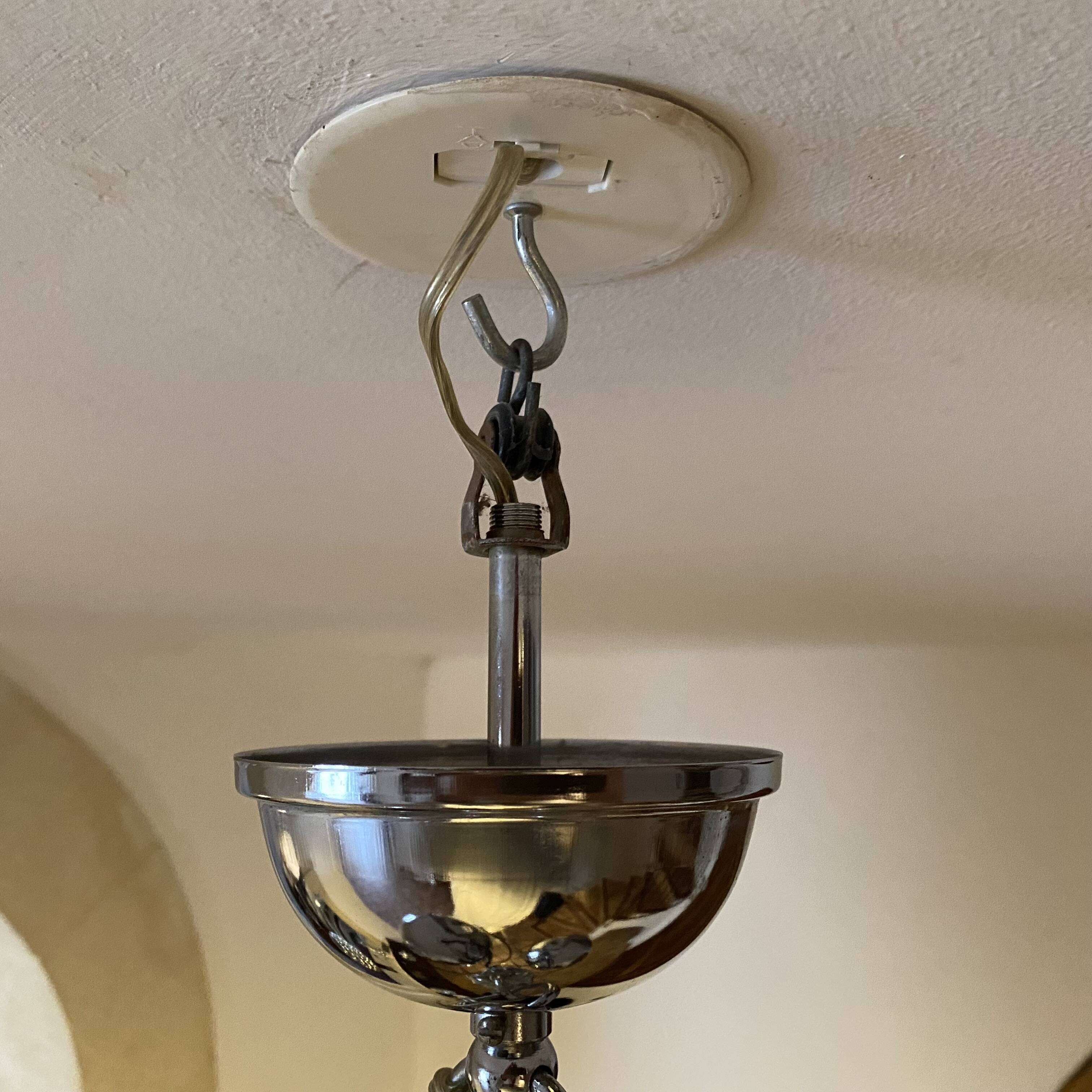 Eye Ball 3 globe pendant light. 1970. Space age.