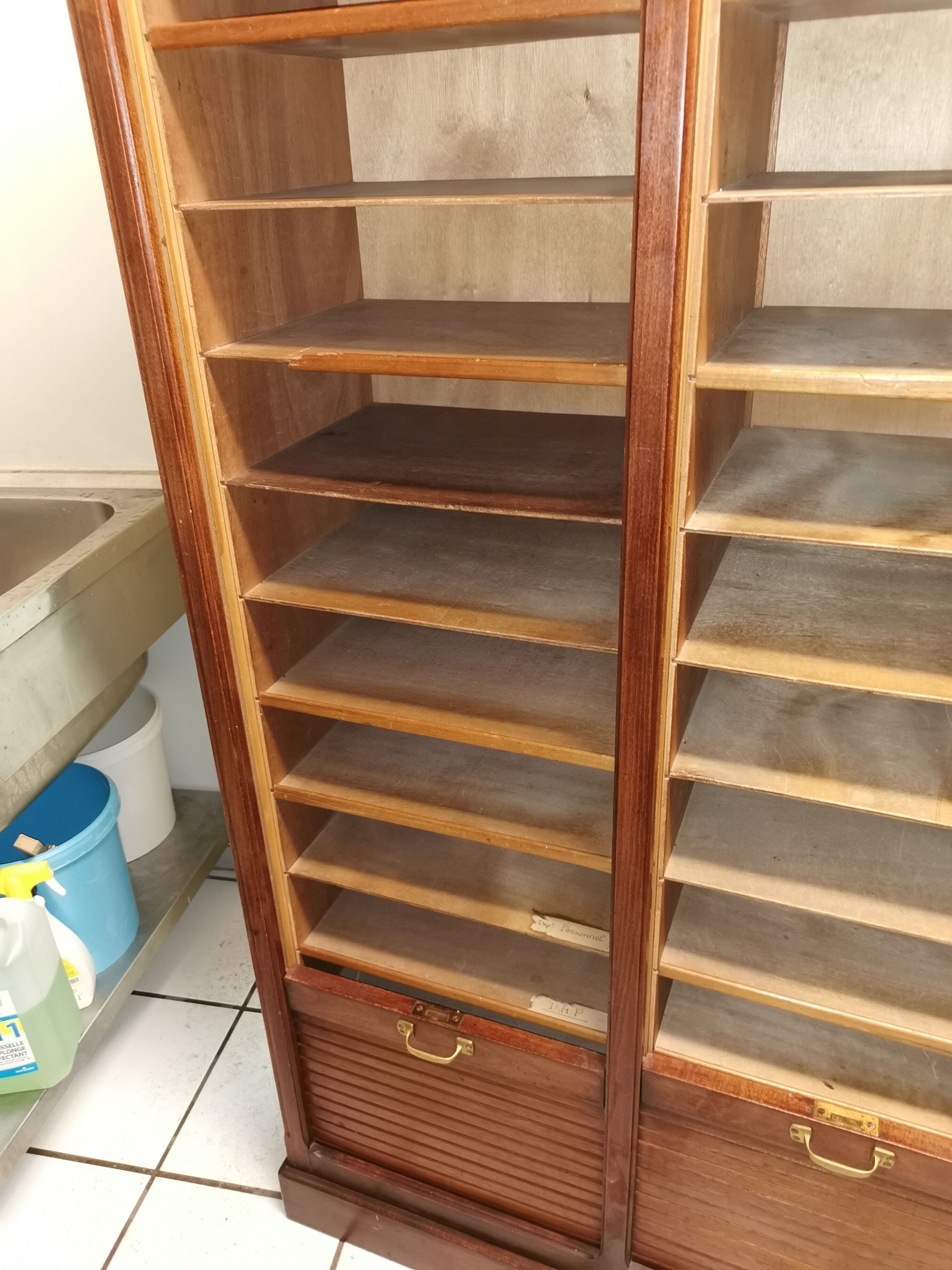 Furniture double curtain binder