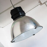 Industrial aluminum pendant light. Modified for E-27 bulb.