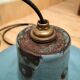 Series of antique lamps