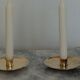 Pair of Swedish mid-century candlestick holders by Skutuna