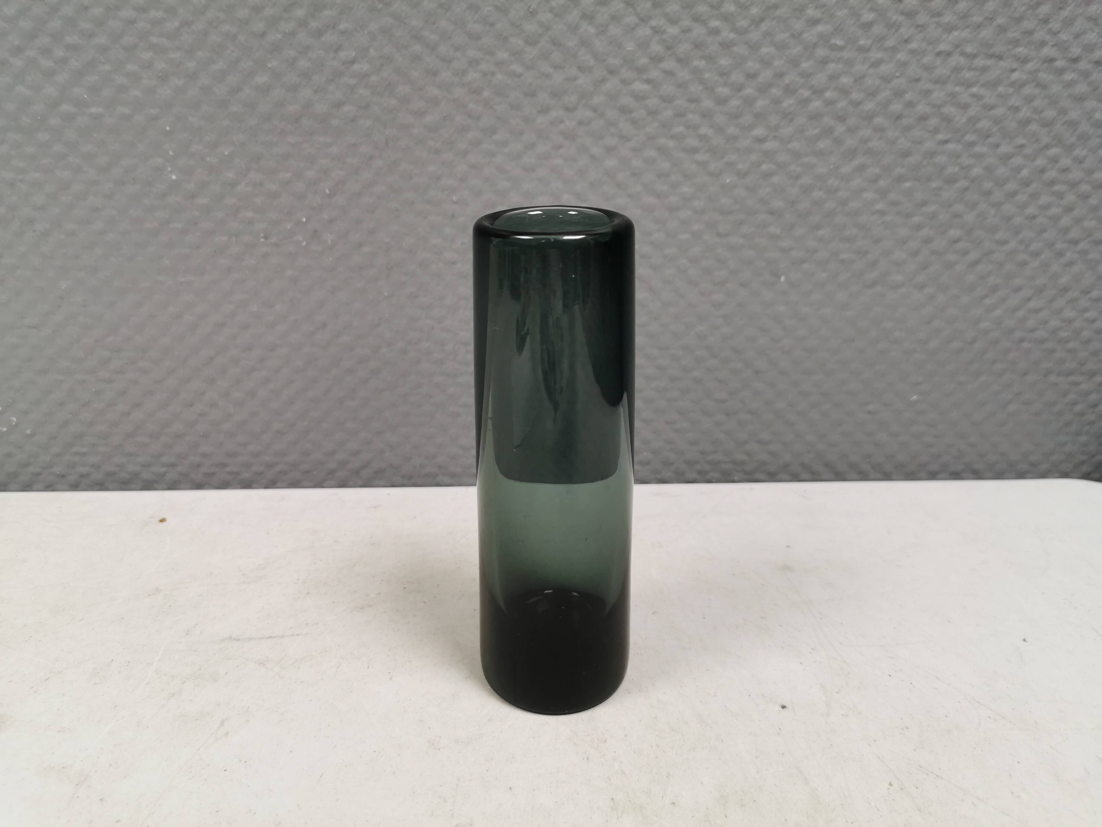 Vase in a ‘smoked’ colour by Per Lütken for Holmegård, 1960, Denmark