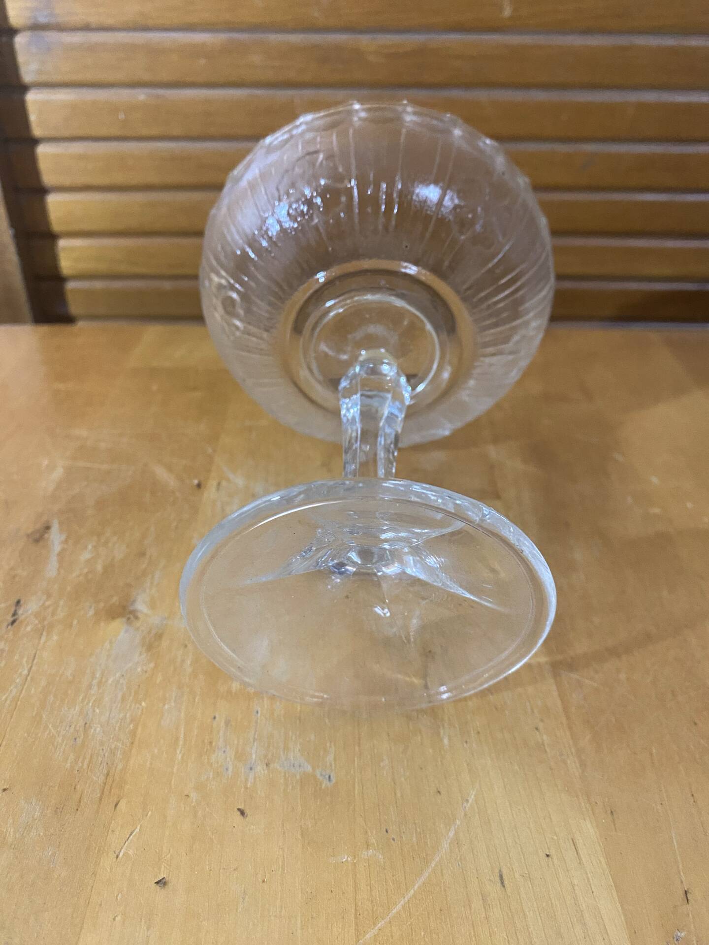 Set of 5 ice cream bowls bormioli rocco model america 20’s soft glass