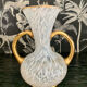 Glass vase by Clichy Art Deco style