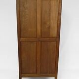 Art Deco walnut display cabinet, France, Circa 1920