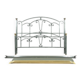 Lacquered metal bed, 20th century