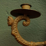 Pre-war bronze candle holder 1920