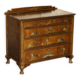 Commode chinoiserie édouardienne peinte à la main, 1910