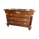 Empire dresser 4 drawers in mahogany and bronze