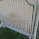 Former Louis XVI bed frame patina gray