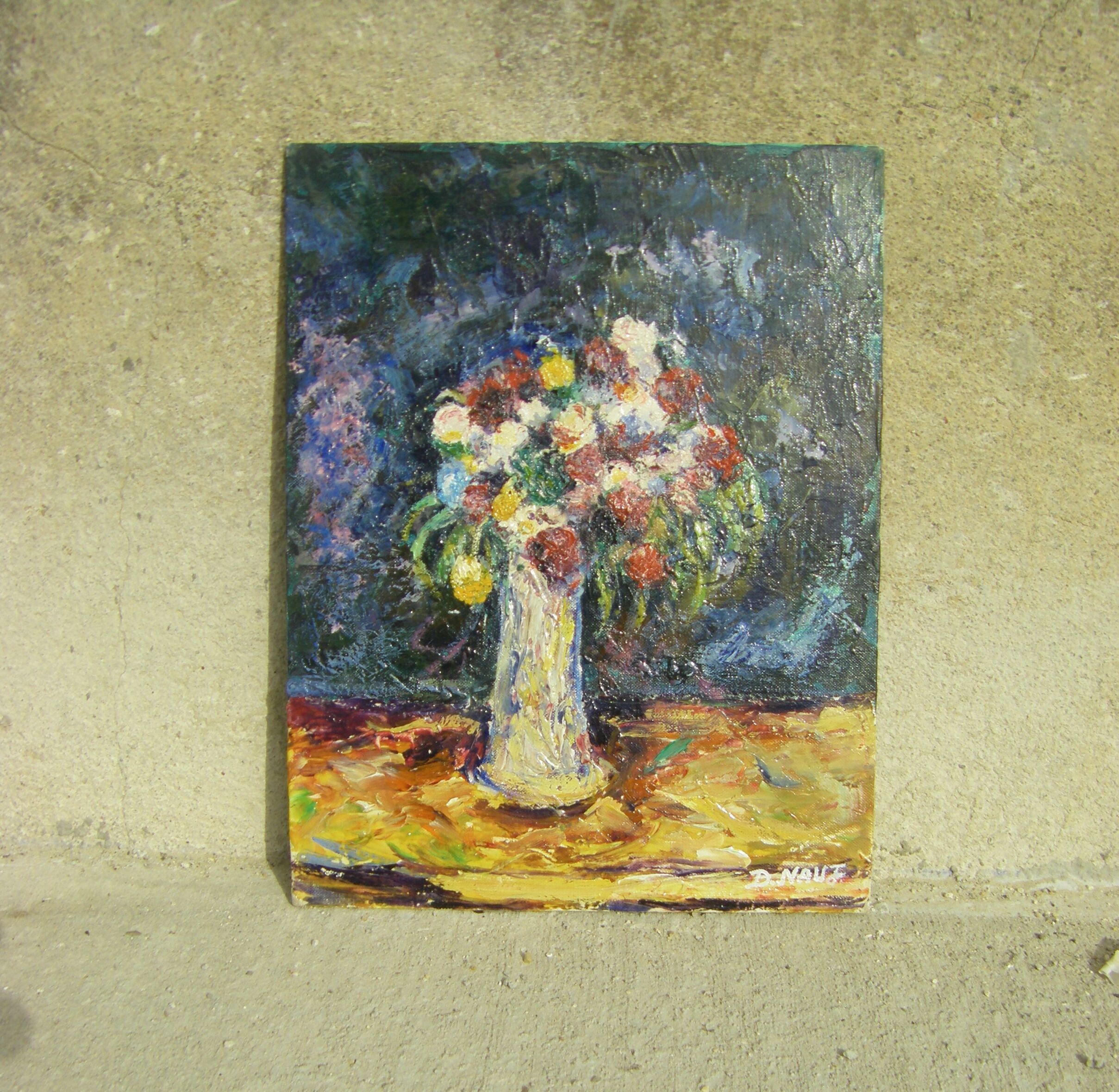 Painting "vase of flowers"