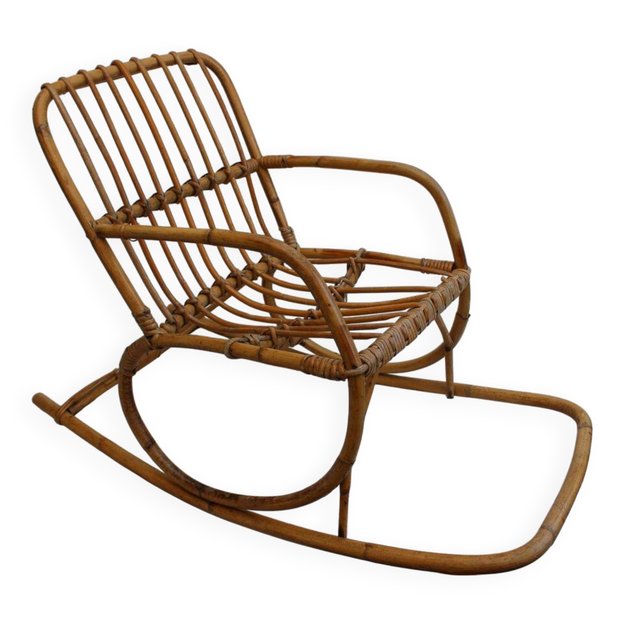 Chaise enfant en rotin