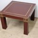Vintage Jean-Claude Mahey coffee table in lacquered wood and brass, 1970