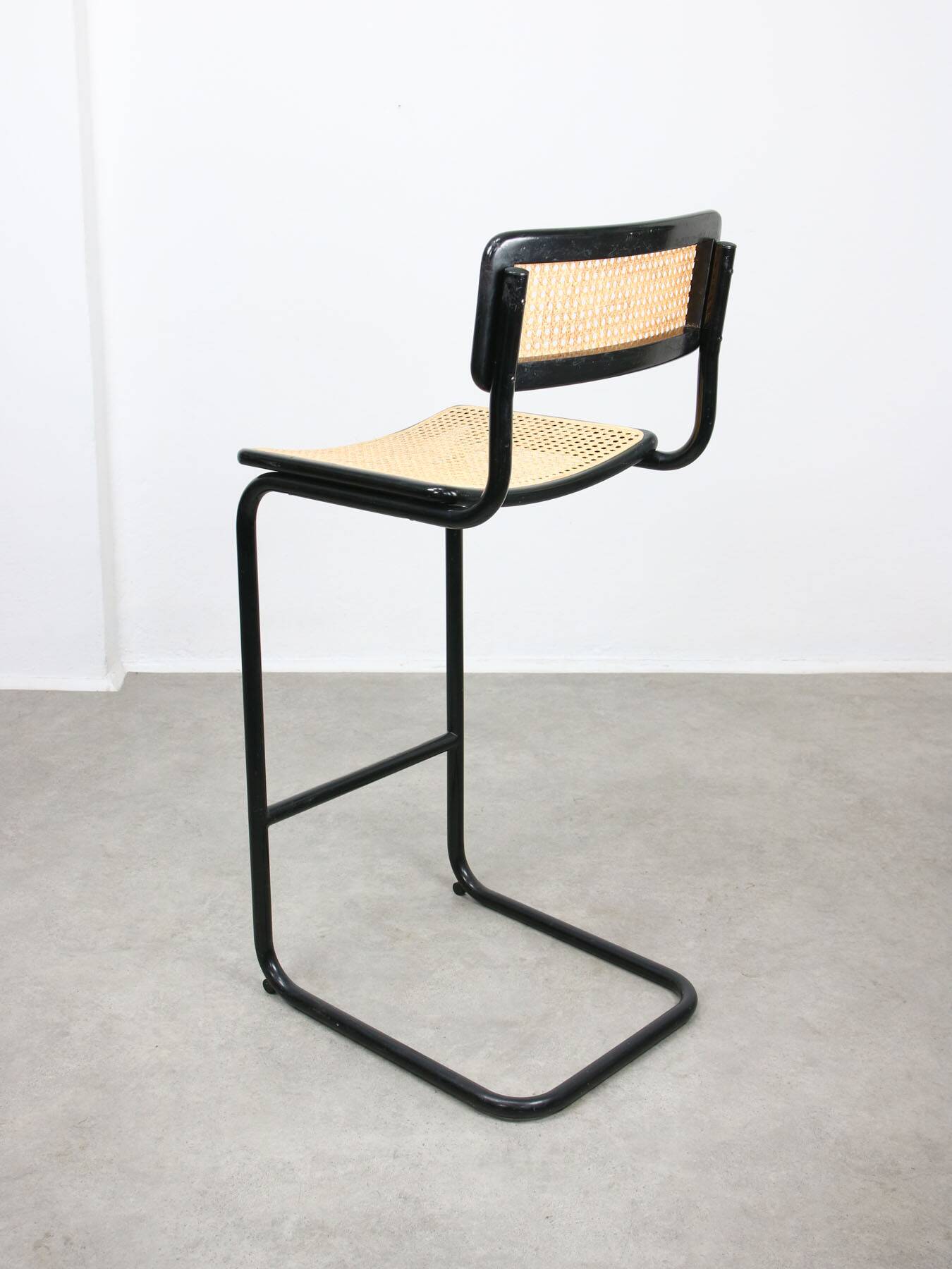 Pair of vintage Cesca Bar Chairs by Marcel Breuer