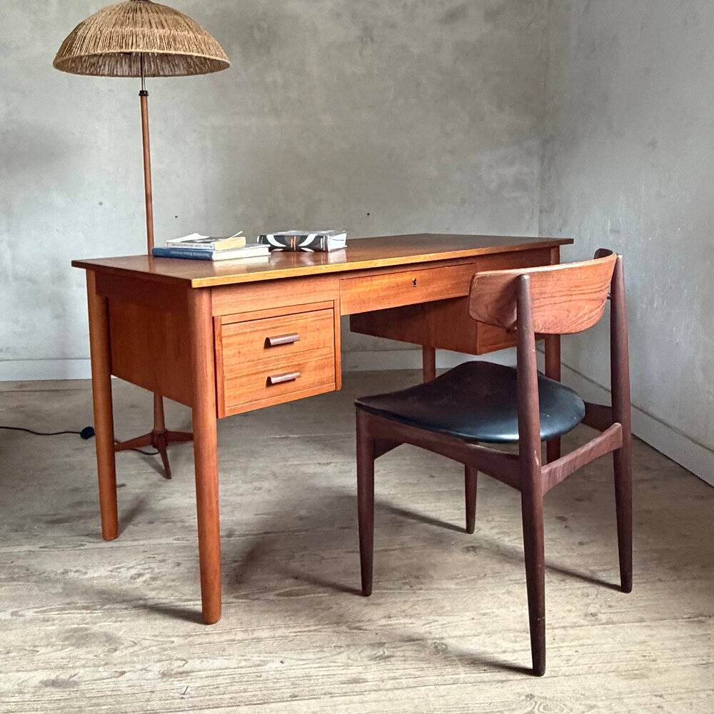 Scandinavian teak desk, Denmark