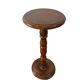 Vintage round wooden side table / guéridon / support