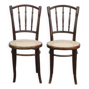 Lot 2 chaises bistrot