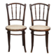 Lot de 2 chaises de bistrot originales vintage Thonet