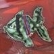 Ceramic dish for cake or other presentation with “Fish” motifs