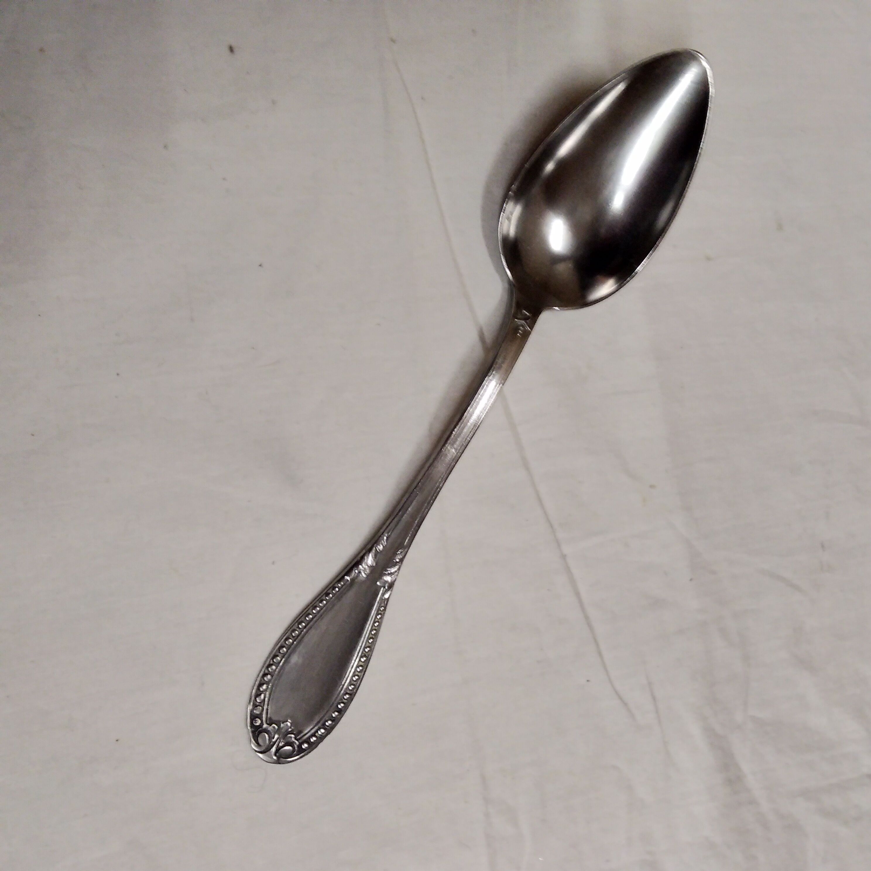 Silver metal housewife 1950