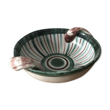 Coupe faïence émaillée