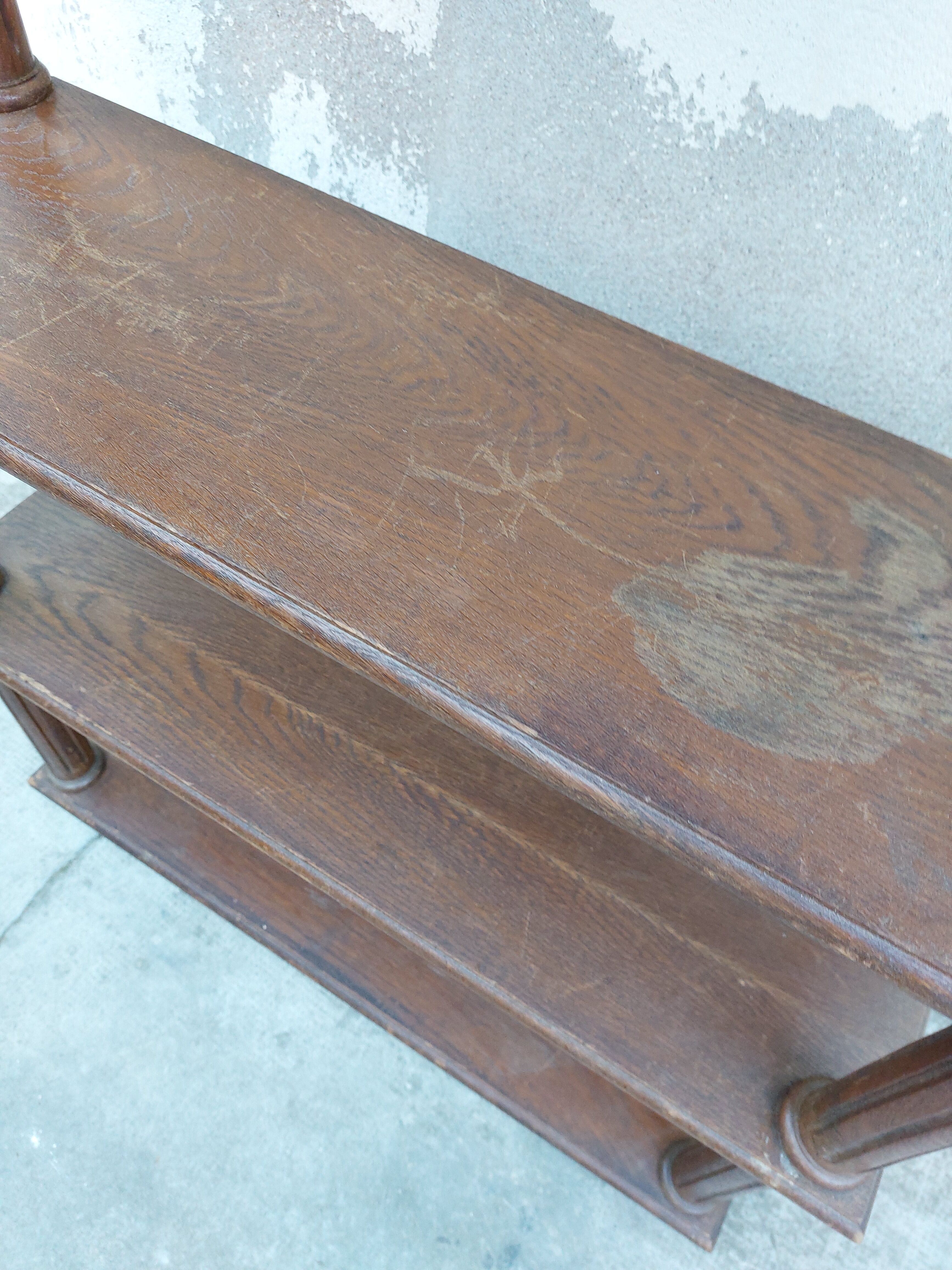 Oak Shelf 6 Trays 1900 -1m62